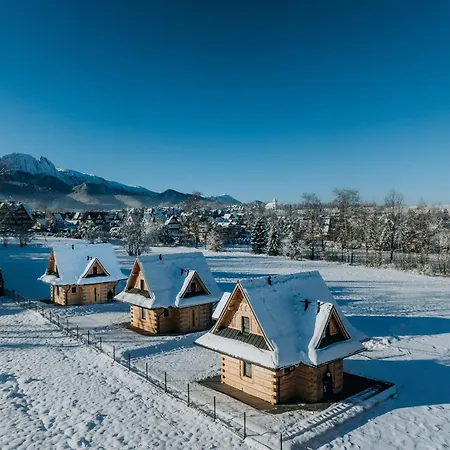 Tatil parkı Tatrowisko Prywatny Domek Z Widokiem Na Giewont Zakopane
