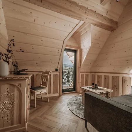 Tatil parkı Tatrowisko Prywatny Domek Z Widokiem Na Giewont Zakopane