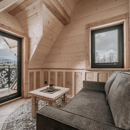 Tatil parkı Tatrowisko Prywatny Domek Z Widokiem Na Giewont *